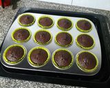 Foto del paso 4 de la receta: Muffins de chocolate y vainilla! Para regalar en cumples!🎈🎉🎈