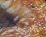Foto del paso 4 de la receta: Arroz "rojo" con huevos duros 🥚 🍅 Arroz con tomate frito y huevos cocidos 🍚 🐔B. B. B. y pascualino 🥚