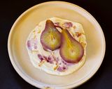 A picture of step 7 of Butterfly Peaflower Poached Pears.