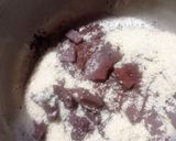 Foto langkah ke 3 dari resep Puding Brownies Oreo.