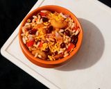 A picture of step 8 of Crispy Macaroni Bhel.
