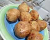 A picture of step 5 of Yam balls.