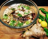 A picture of step 4 of Baigun ka raita.