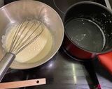 Une image de l'étape 13 de Gâteau-miroir en forme de cœur 3D, fourré à la fraise et à la mousse à la vanille.