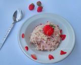 Foto langkah ke 8 dari resep Risotto Stroberi Italia (Risotto alle Fragole).