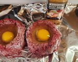 A picture of step 3 of Next level Cheeseburger.