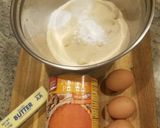 A picture of step 2 of Pumpkin pie bars Gluten-free.
