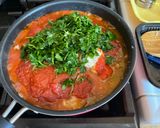 A picture of step 5 of Chicken Parmesan Pasta.