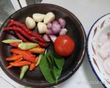 Foto langkah ke 1 dari resep Sate cumi bumbu minimalis.