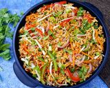 A picture of step 4 of Crunchy Nut-Free Thai Bhel.
