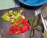 Foto langkah ke 2 dari resep Kentang Telur Kecap Pedas Manis.