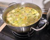 Foto del paso 6 de la receta: Encocada de mote con gambas y verduras al curry