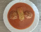 1990. Paradicsomos húsgombóc és paradicsomos tejfölös paprika és gombóc 😋 recept fázis 8 fotója