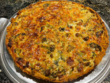 Tarta de brócoli con base zapallo