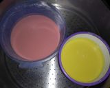 Foto langkah ke 3 dari resep Mochi Kacang Rainbow.