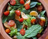 Foto del paso 1 de la receta: Ensalada verde con mandarina y queso de cabra