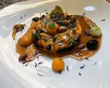 Une image de l'étape 8 de TARTARE 🍈 MELON 🥒 CONCOMBRE 🥒 BASILIC🍃.