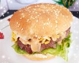 Une image de l'étape 8 de Burger simplissime 😋 #septembre #airfryer.