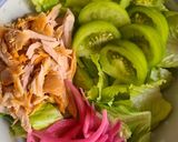 Foto del paso 1 de la receta: Ensalada con pollo a las brasas con aderezo de chipotle cremoso