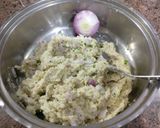 A picture of step 2 of Urad dal ke kofte.
