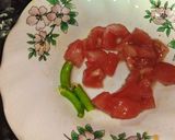 A picture of step 3 of Black eyed beans sabzi.