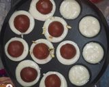 A picture of step 5 of Mini Gulab Jamun Cake in Appe Pan.