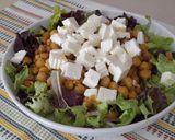 Foto del paso 5 de la receta Ensalada de garbanzos fritos en airfryer