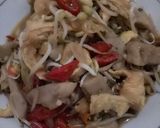 Foto langkah ke 4 dari resep Telur dadar cah tauge.