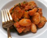 Foto del paso 9 de la receta Gnocchis con berenjena y panceta ibérica