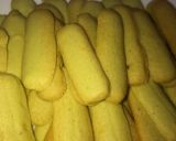 Foto langkah ke 6 dari resep Lidah kucing Pandan tanpa cetakan #SiapRamadan.