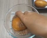 Foto langkah ke 6 dari resep DONAT/BOMBOLONI EMPUUK ISI VANILA & COKLAT CREAM CUSTARD.