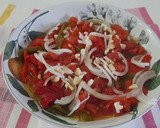 Foto del paso 5 de la receta: Ensalada malagueña de pimientos asados -en airfryer-
