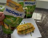 Foto langkah ke 3 dari resep Pisang Bakar Creamy Matcha.