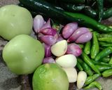 Foto langkah ke 1 dari resep Sambal Ijo teri pete.