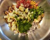 A picture of step 8 of Crispy macaroni bhel.