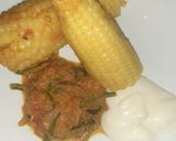 A picture of step 4 of Boiled maize.