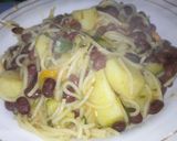 A picture of step 6 of Mixture of spaghetti njahi and potatoes.