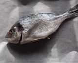 A picture of step 1 of Orata al forno.