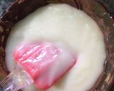 A picture of step 5 of Eggless Marble Cake.