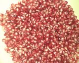 A picture of step 1 of Pomegranate juice.