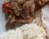 รูปขั้นตอนการทำที่ 6 ของ ข้าวหมูผัดกะปิ+ไข่ดาว