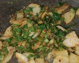 मूली के पत्तों की सब्जी (Mooli ke patto ki sabzi recipe in Hindi) रेसिपी चरण 3 फोटो