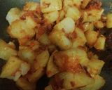 A picture of step 4 of Potato Bhurji.