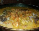 A picture of step 4 of Prawn Korma Curry.