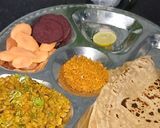 A picture of step 6 of 'Moong dal sabji'.