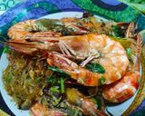 รูปขั้นตอนการทำที่ 6 ของ กุ้งลายเสืออบวุ้นเส้น