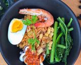 Hình bước làm 5 của món Mì trộn hải sản