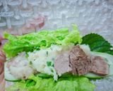 Hình bước làm 5 của món Khoai mì quết cuốn bánh tráng