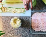 Uborka sushi recept fázis 2 fotója