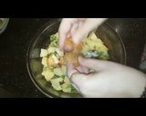A picture of step 4 of Black (kala) Chana chaat.